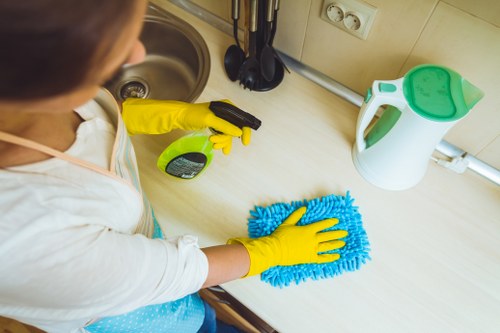 Professional move in cleaning for a Bermondsey apartment interior