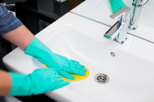 Treating common household stains on fabric furniture